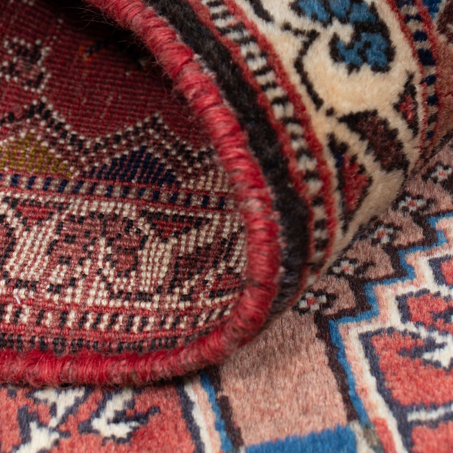 Tapis persan - Nomadic - 153 x 70 cm - rouge clair