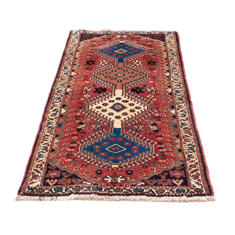 Tapis persan - Nomadic - 153 x 70 cm - rouge clair