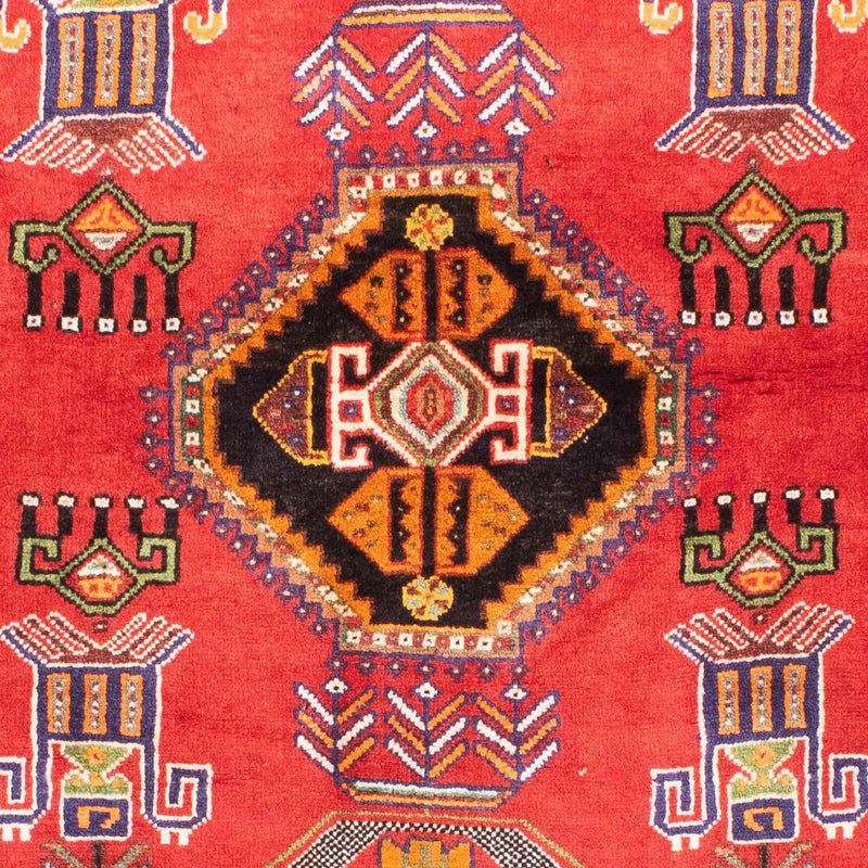 Tapis persan - Nomadic - 165 x 118 cm - rouge foncé