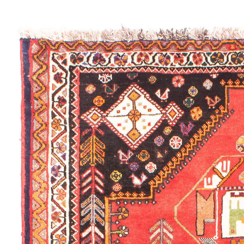 Tapis persan - Nomadic - 165 x 118 cm - rouge foncé