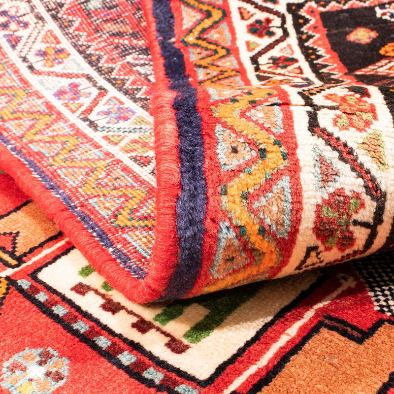 Tapis persan - Nomadic - 165 x 118 cm - rouge foncé