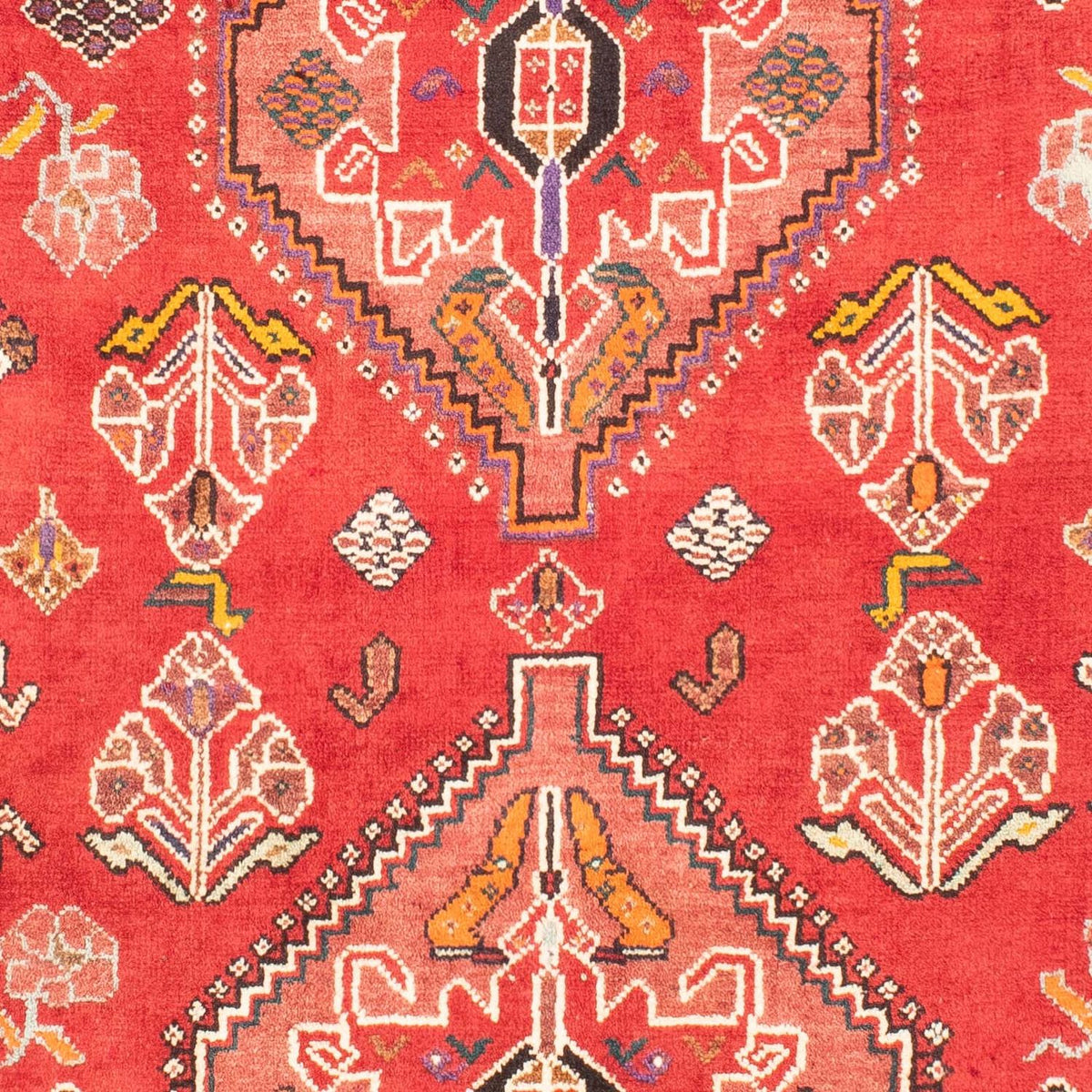 Tapis persan - Nomadic - 153 x 110 cm - rouge foncé