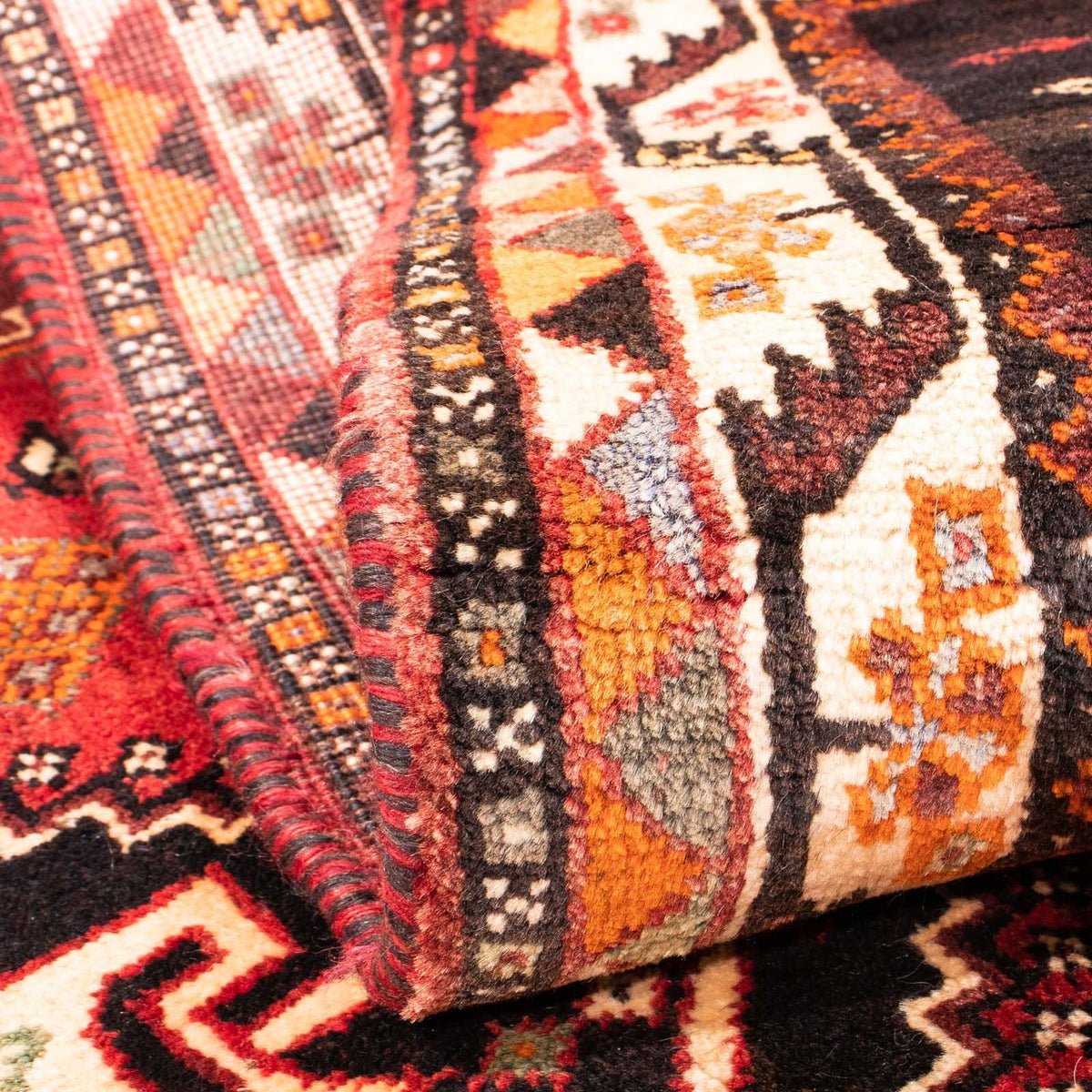 Tapis persan - Nomadic - 176 x 107 cm - rouge foncé