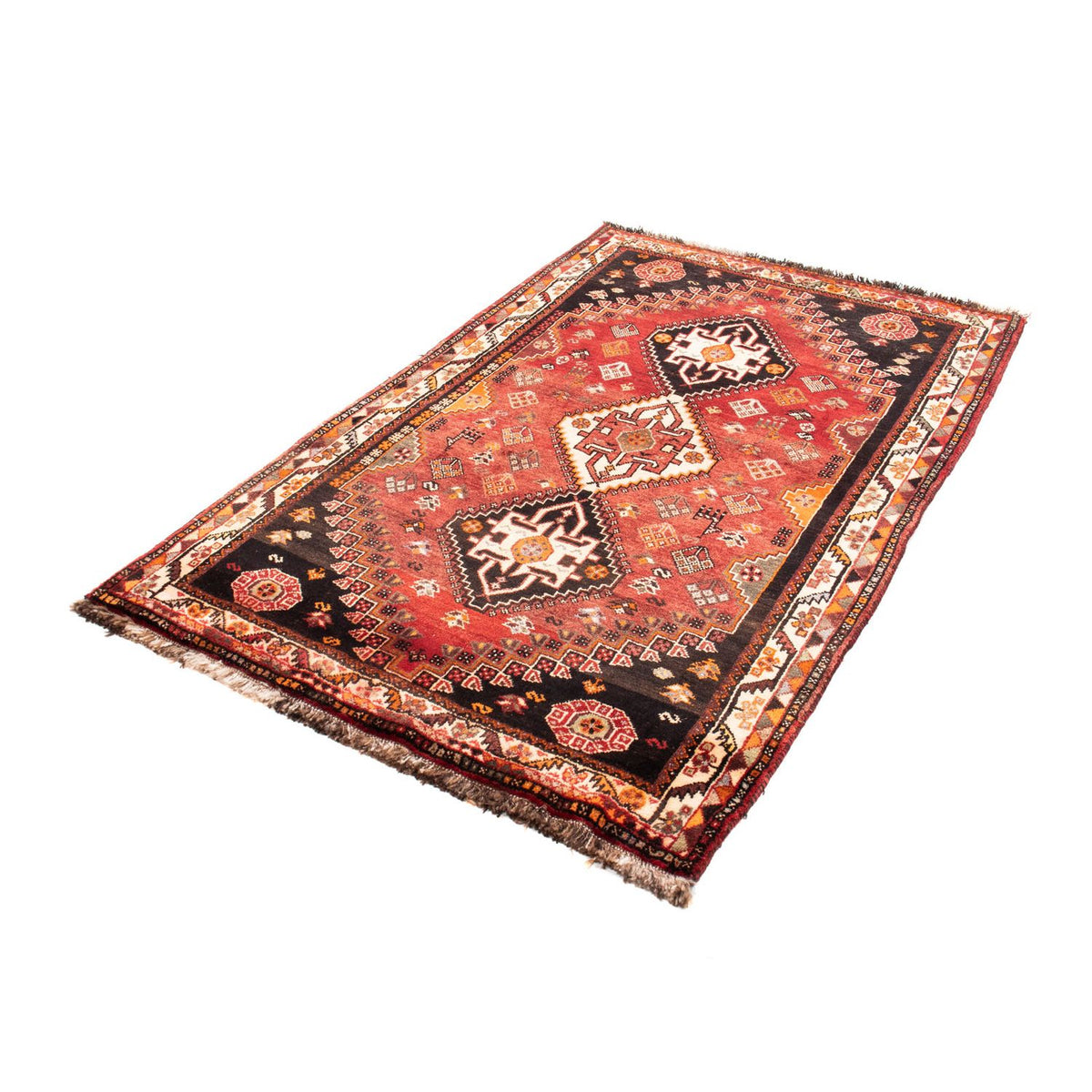 Tapis persan - Nomadic - 176 x 107 cm - rouge foncé