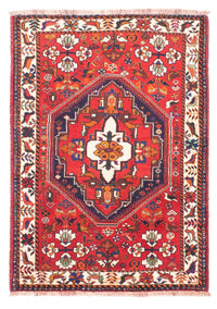 Tapis persan - Nomadic - 158 x 106 cm - rouge foncé