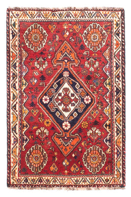 Tapis persan - Nomadic - 152 x 100 cm - rouge foncé