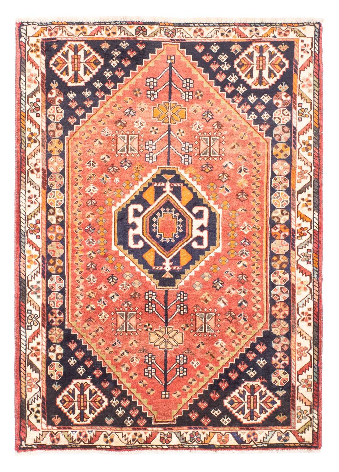 Tapis persan - Nomadic - 156 x 110 cm - rouge clair