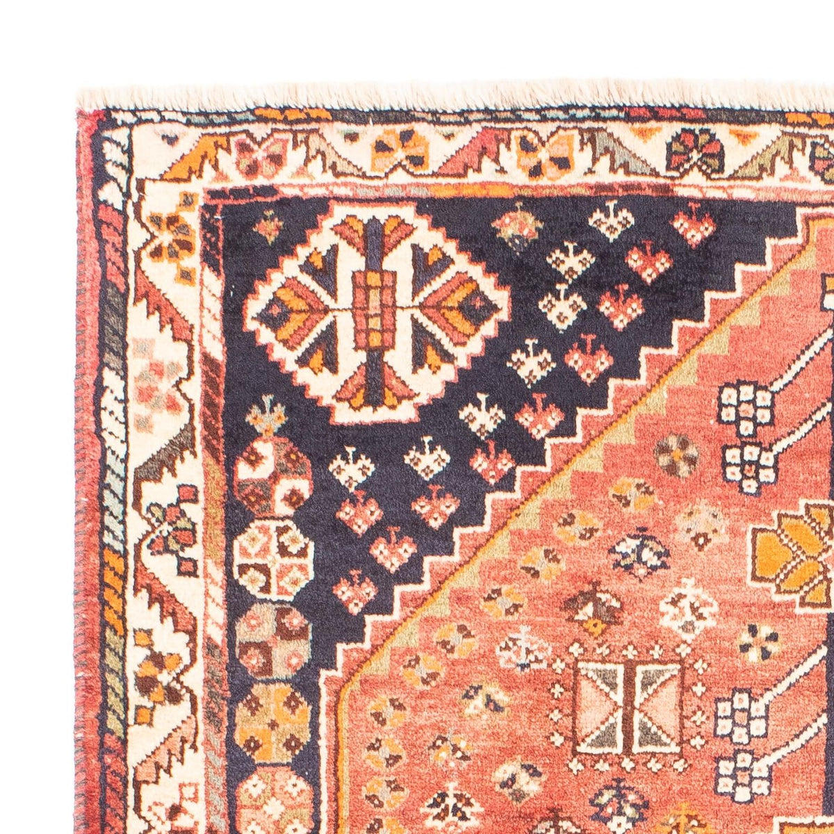 Tapis persan - Nomadic - 156 x 110 cm - rouge clair