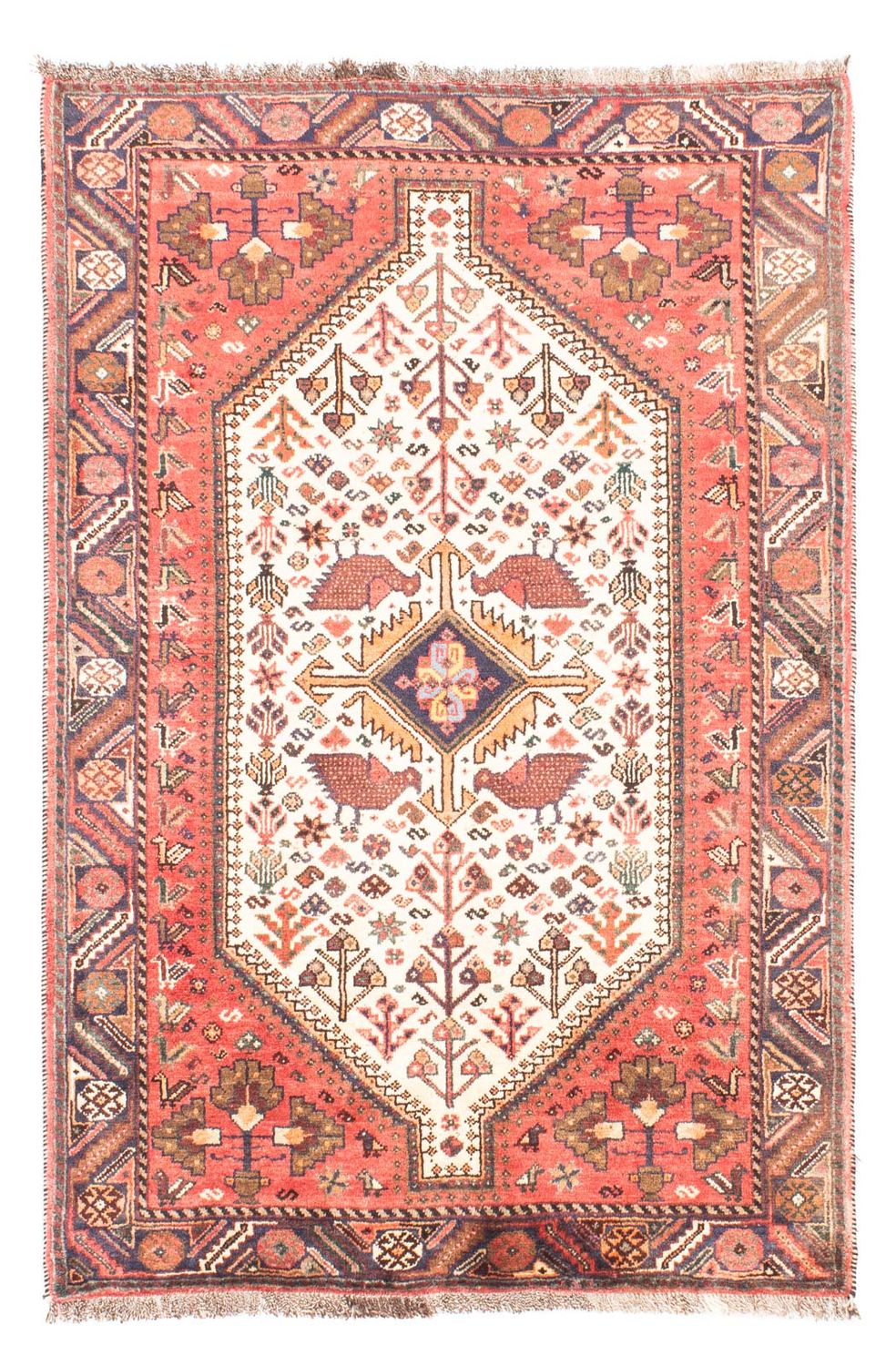 Tapis persan - Nomadic - 162 x 107 cm - beige