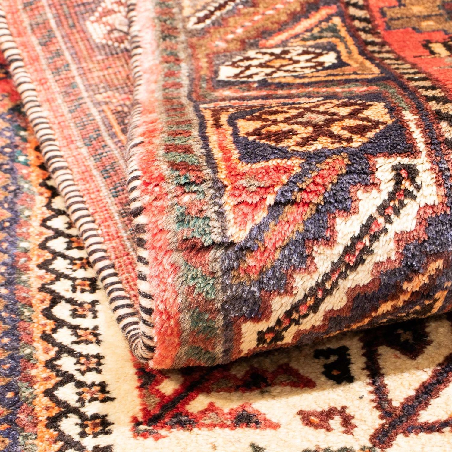 Tapis persan - Nomadic - 162 x 107 cm - beige