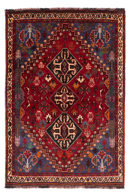 Tapis persan - Nomadic - 163 x 111 cm - rouge foncé