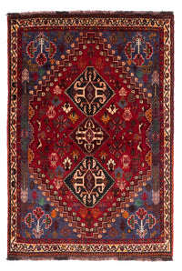 Tapis persan - Nomadic - 163 x 111 cm - rouge foncé