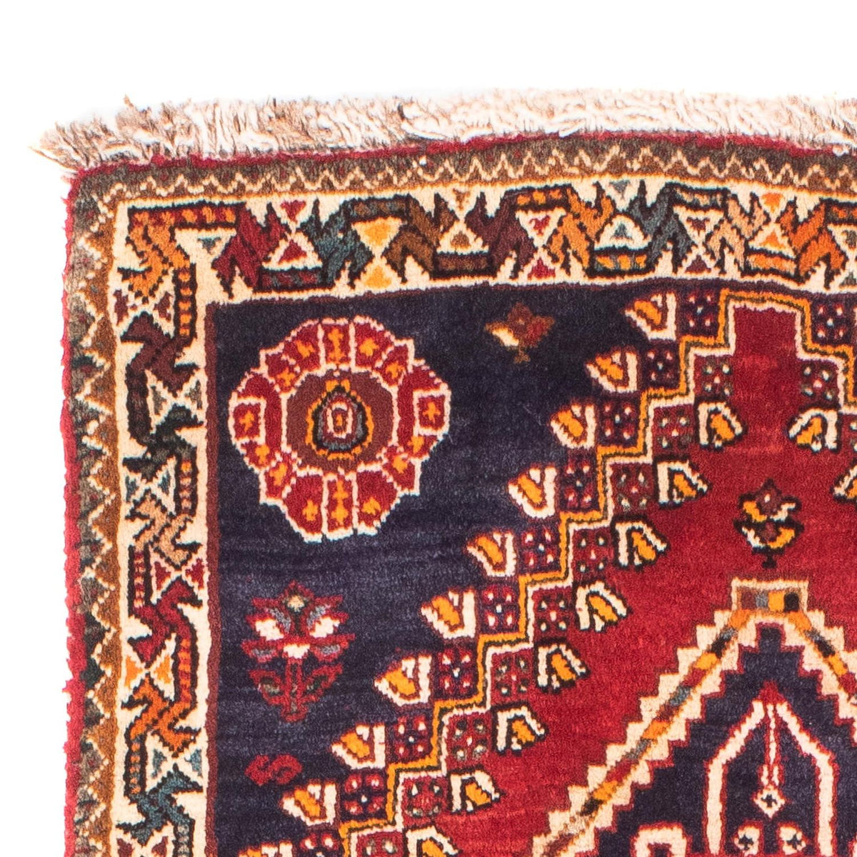 Tapis de couloir Tapis persan - Nomadic - 170 x 73 cm - rouge foncé