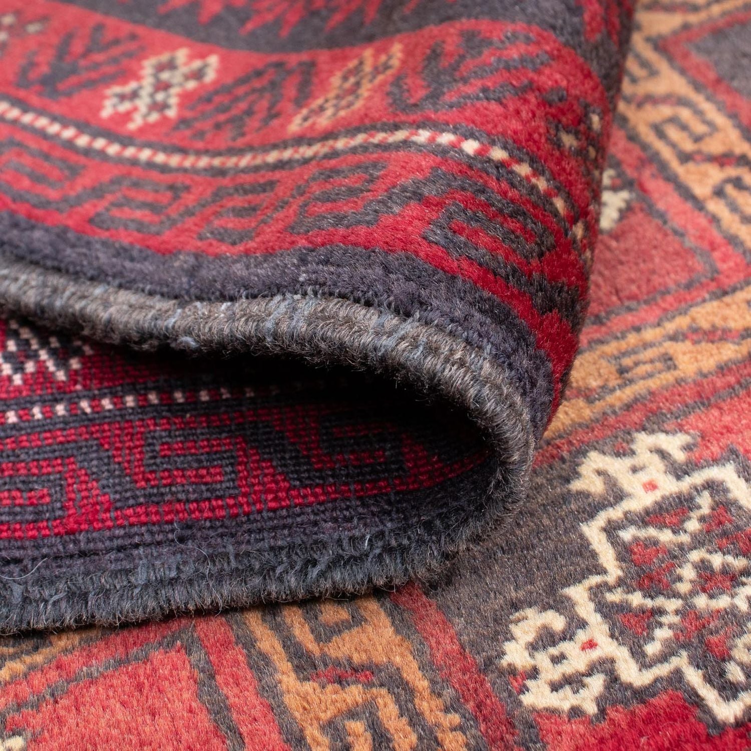 Tapis Belutsch - 150 x 97 cm - rouge foncé