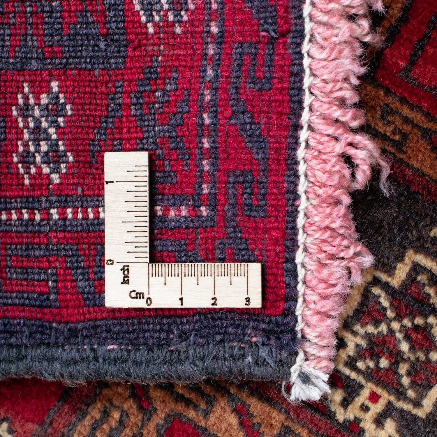 Tapis Belutsch - 150 x 97 cm - rouge foncé