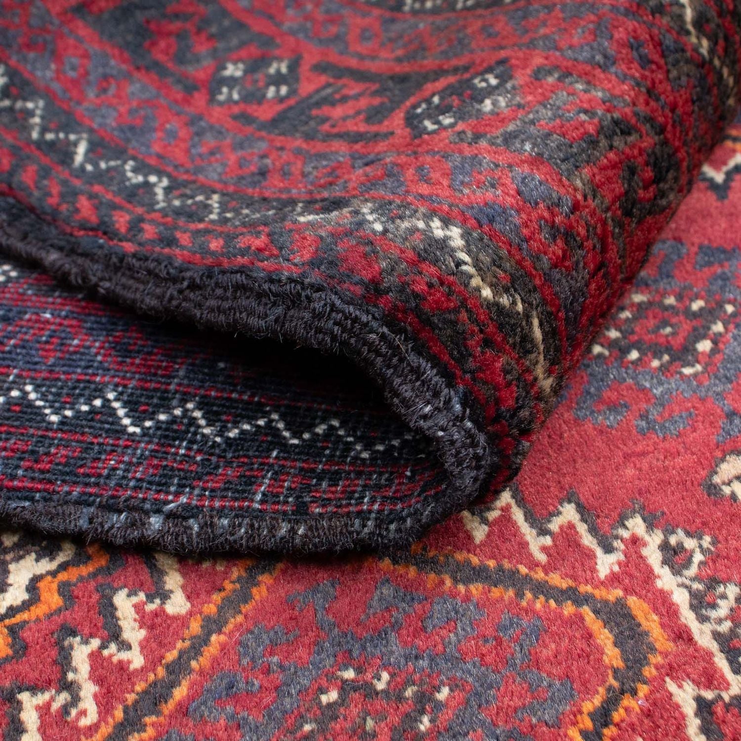 Tapis de couloir Tapis Belutsch - 164 x 80 cm - rouge foncé