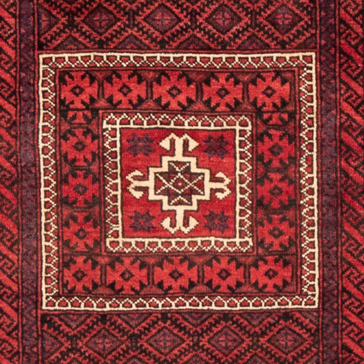 Tapis de couloir Tapis Belutsch - 202 x 108 cm - rouge