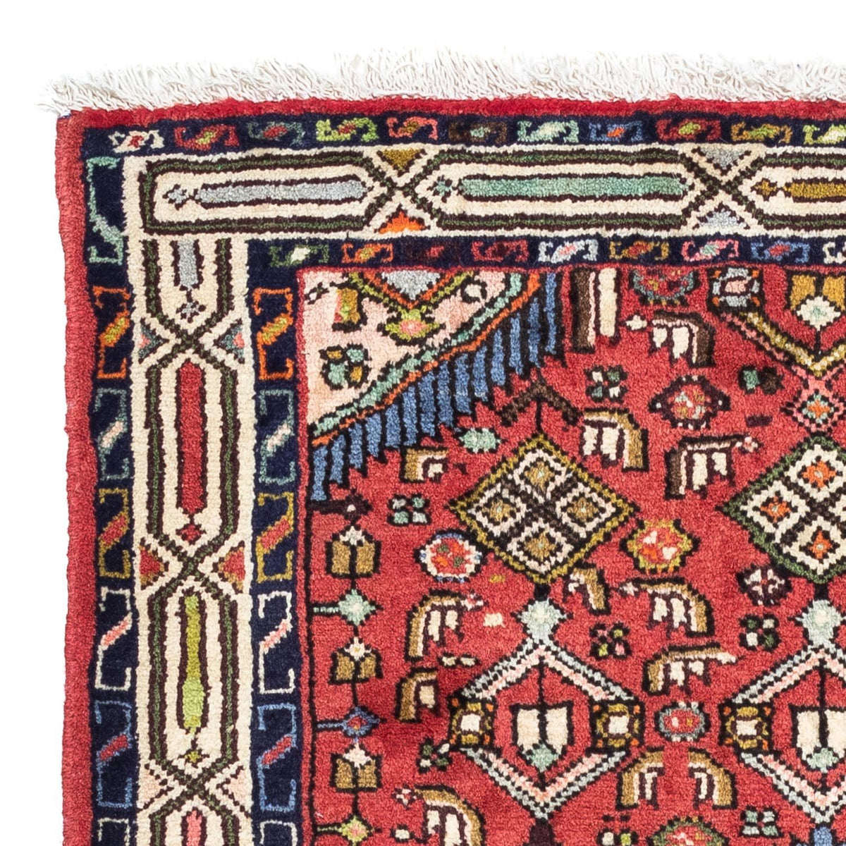 Tapis persan - Nomadic - 120 x 83 cm - rouge