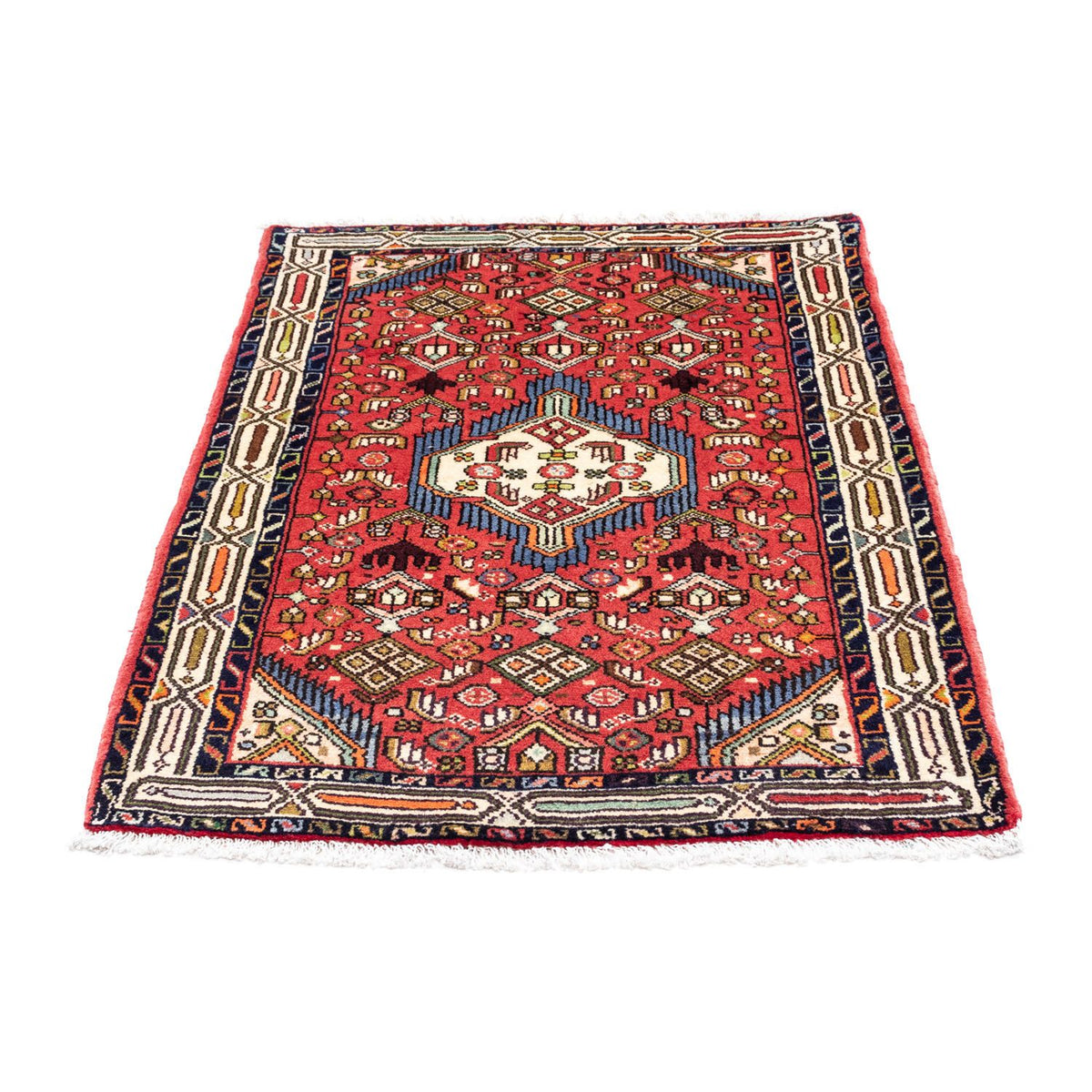Tapis persan - Nomadic - 120 x 83 cm - rouge