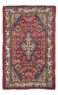 Tapis persan - Nomadic - 128 x 80 cm - rouge clair
