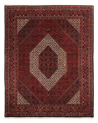 Tapis persan - Bidjar - 253 x 200 cm - rouge foncé