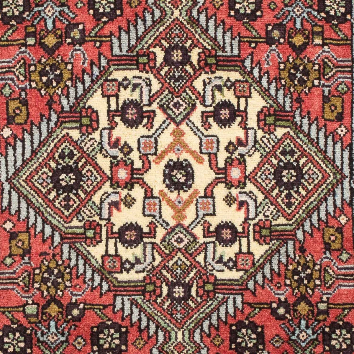 Tapis persan - Nomadic - 123 x 77 cm - rouge clair