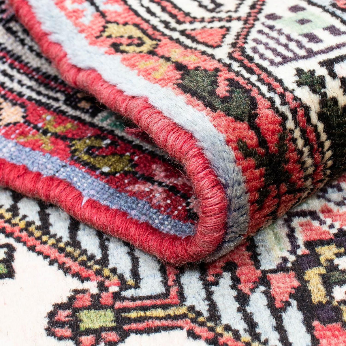 Tapis persan - Nomadic - 123 x 77 cm - rouge clair