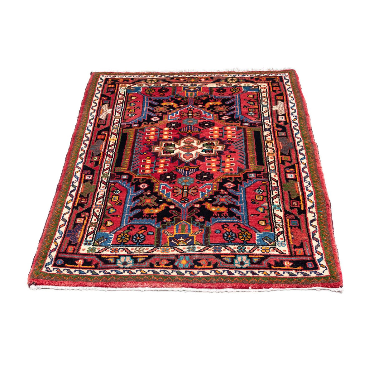 Tapis persan - Nomadic - 120 x 80 cm - rouge