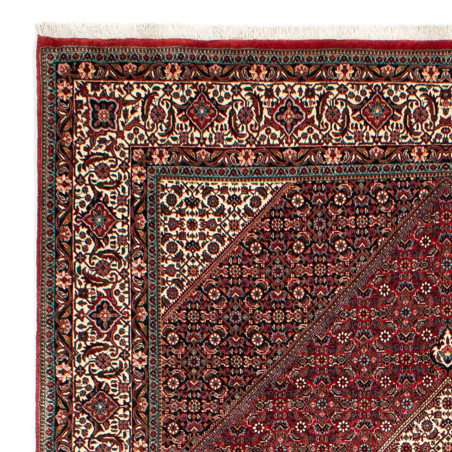 Tapis persan - Bidjar - 303 x 203 cm - rouge