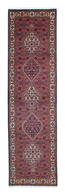 Tapis de couloir Tapis persan - Bidjar - 308 x 81 cm - rouge clair