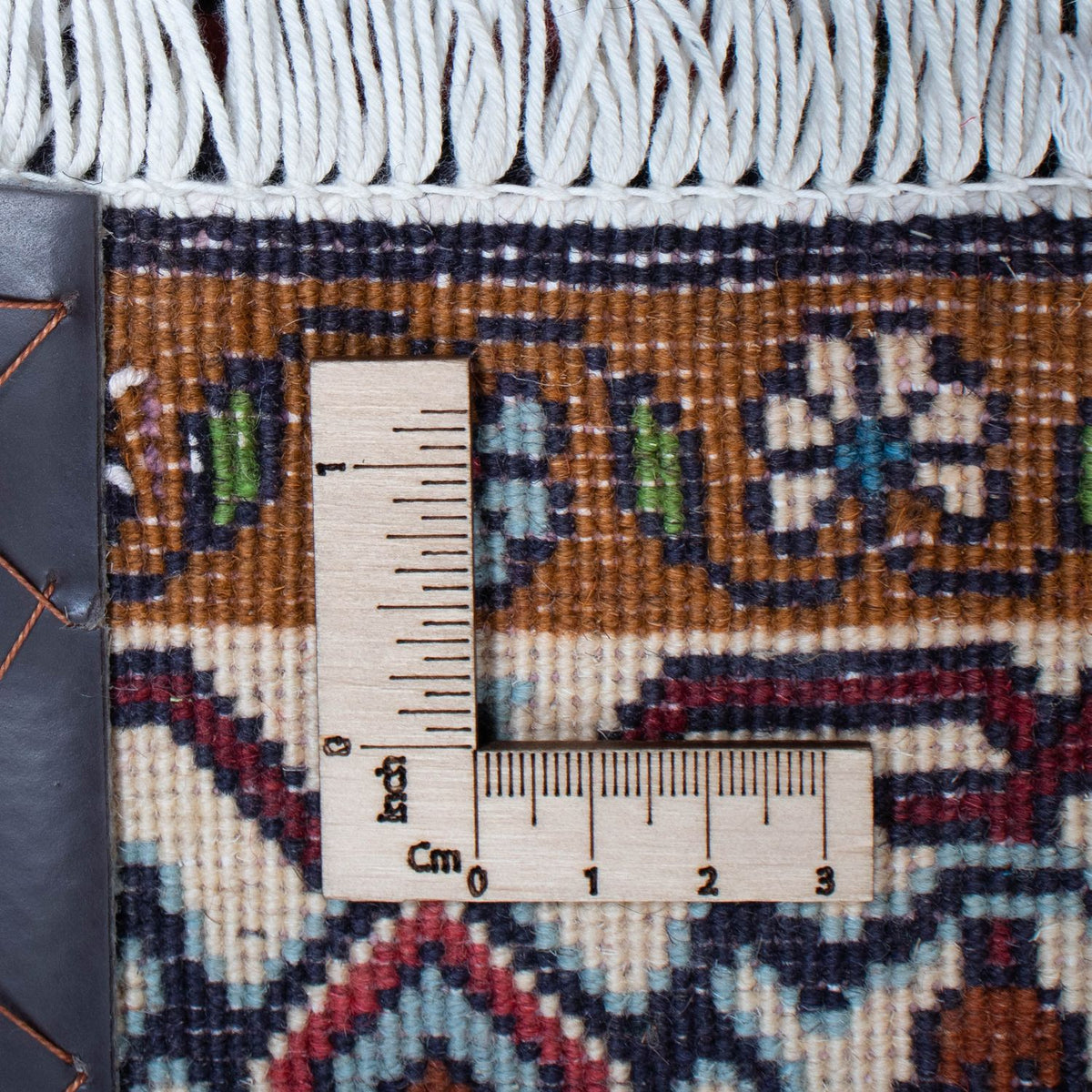 Tapis de couloir Tapis persan - Bidjar - 308 x 81 cm - rouge clair