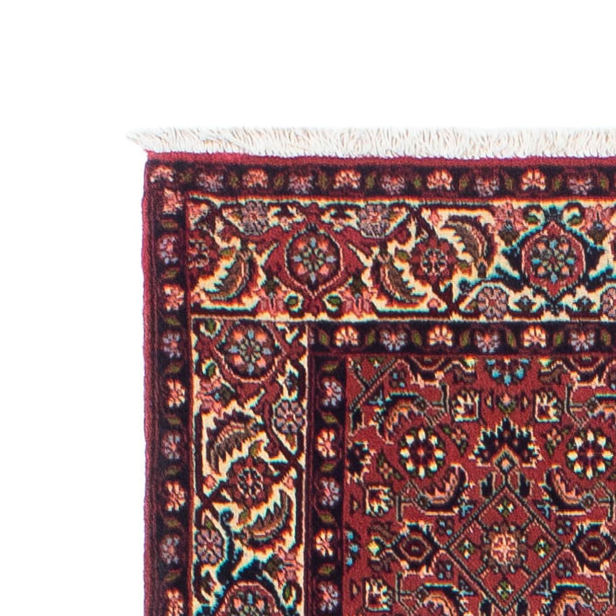Tapis de couloir Tapis persan - Bidjar - 290 x 84 cm - rouge clair