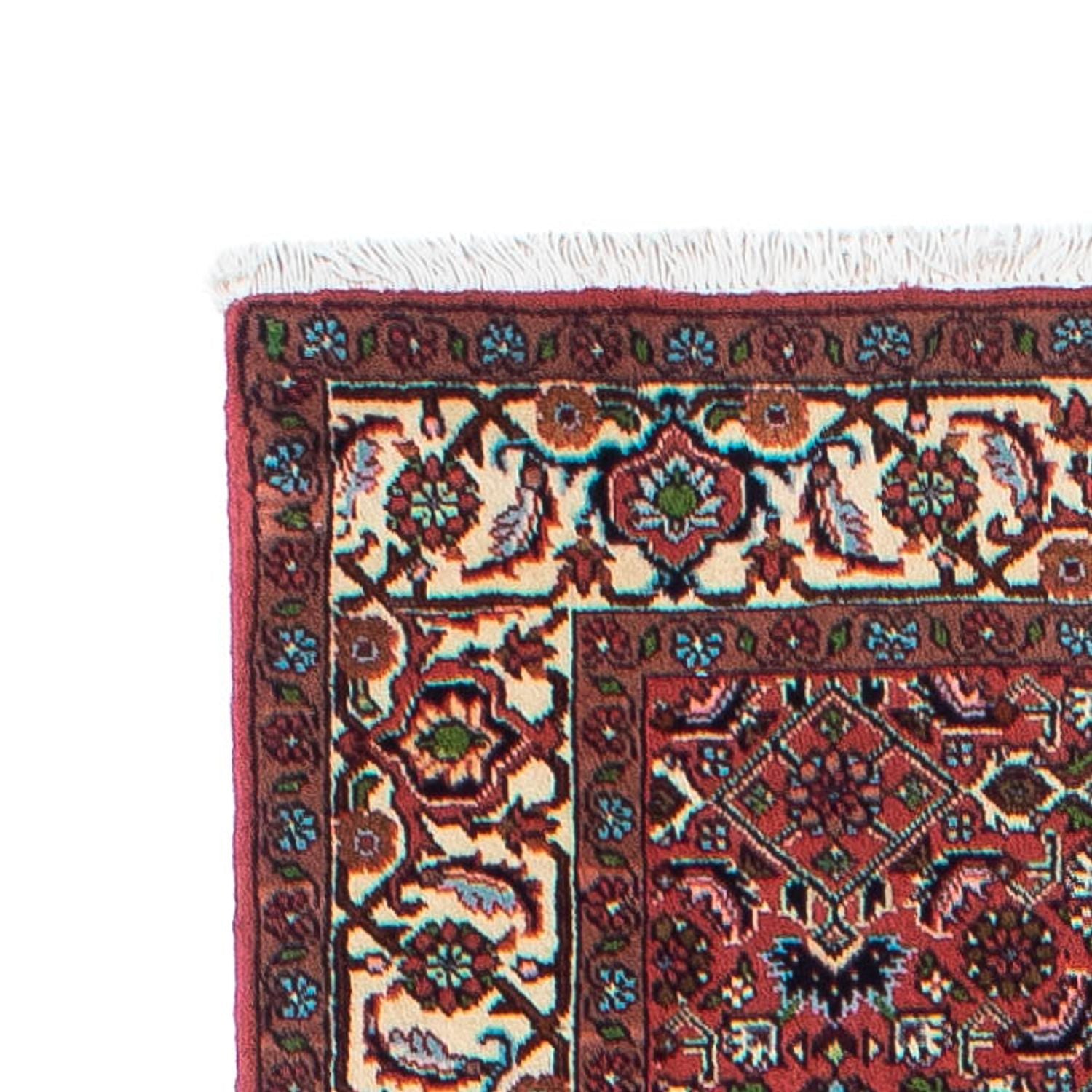 Tapis de couloir Tapis persan - Bidjar - 296 x 81 cm - rouge clair