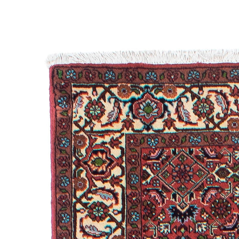 Tapis de couloir Tapis persan - Bidjar - 296 x 81 cm - rouge clair