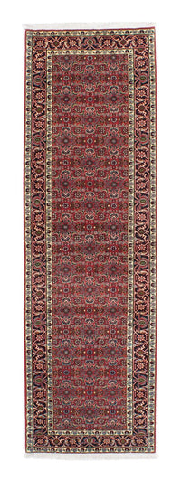 Tapis de couloir Tapis persan - Bidjar - 249 x 73 cm - rouge clair