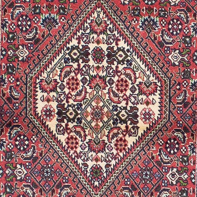 Tapis de couloir Tapis persan - Bidjar - 290 x 82 cm - rouge clair