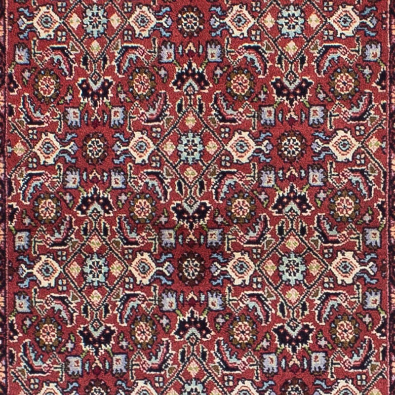 Tapis de couloir Tapis persan - Bidjar - 293 x 73 cm - rouge clair