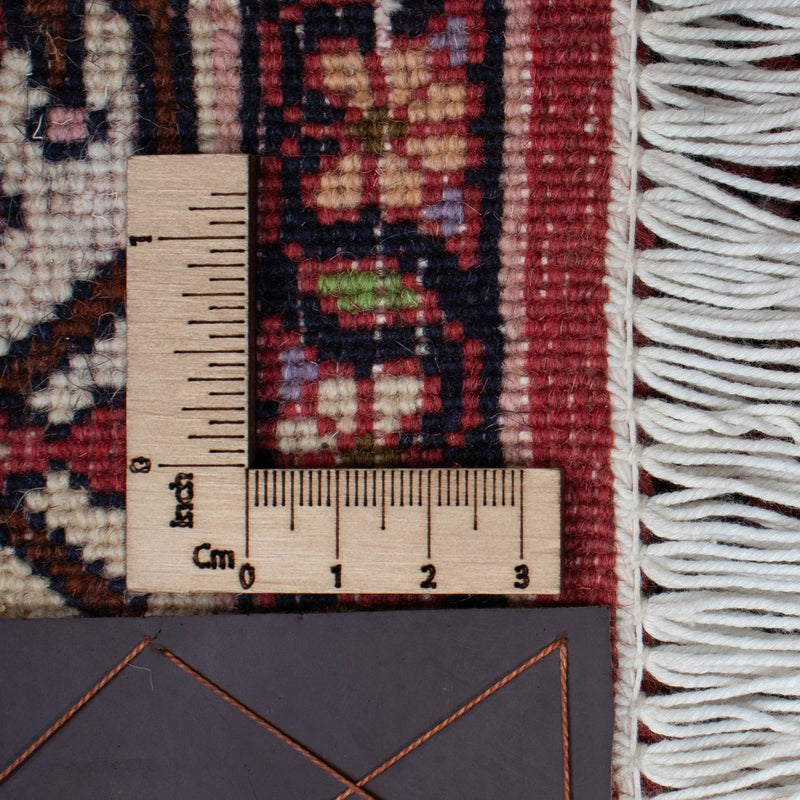 Tapis de couloir Tapis persan - Bidjar - 293 x 73 cm - rouge clair