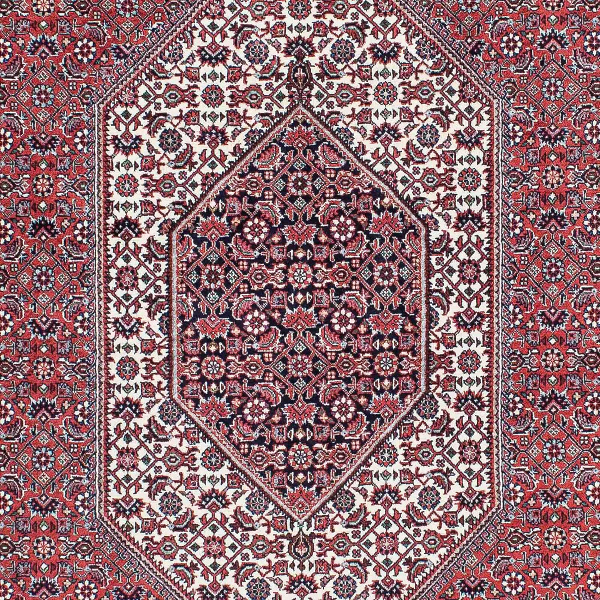 Tapis persan - Bidjar - 204 x 131 cm - rouge clair