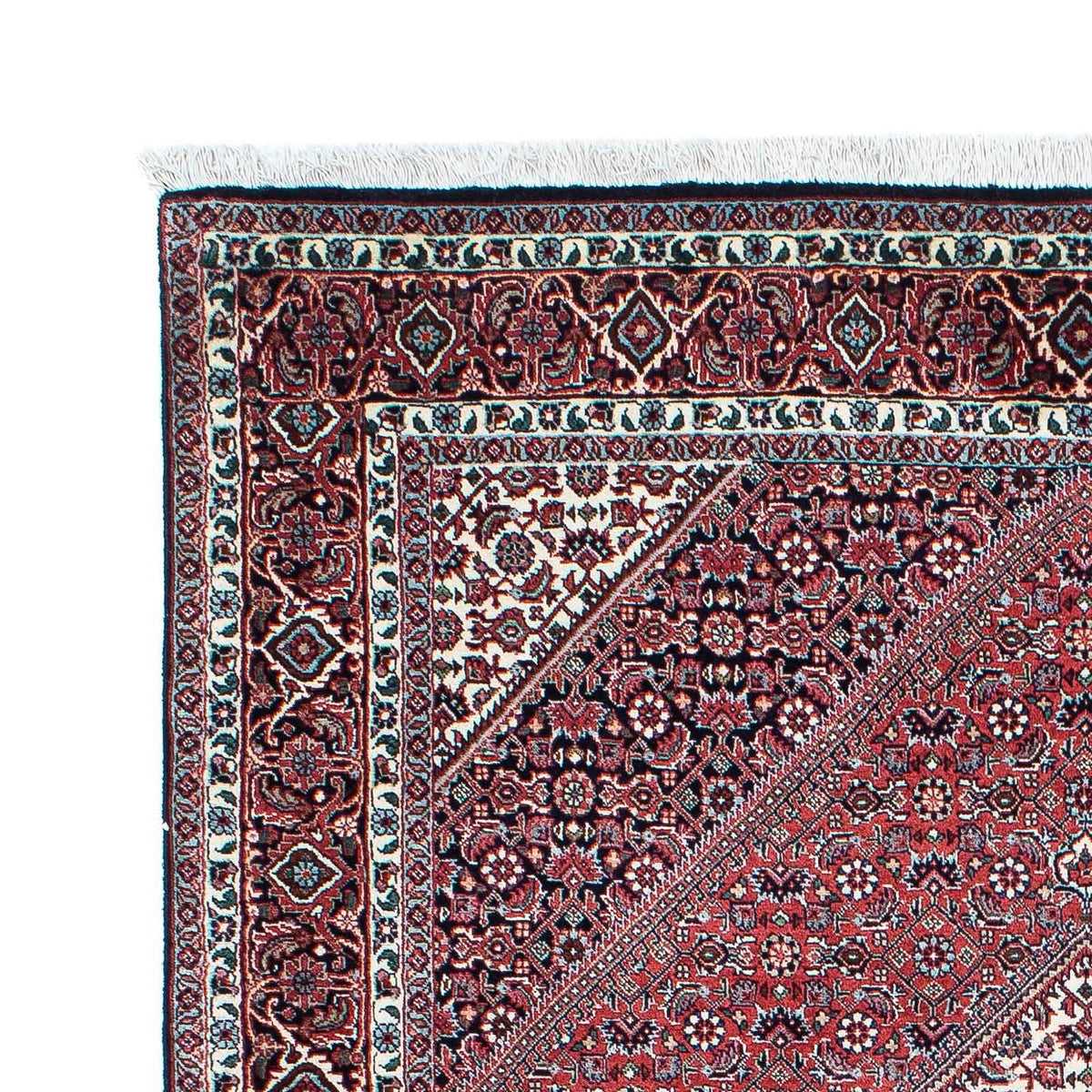 Tapis persan - Bidjar - 204 x 131 cm - rouge clair