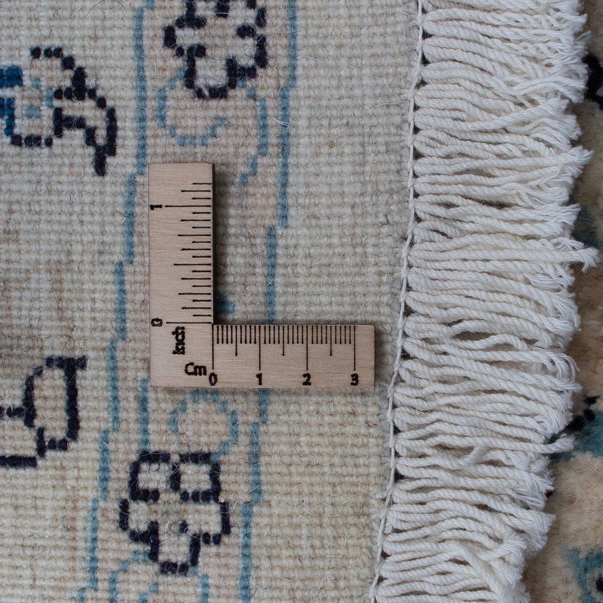 Tapis persan - Nain ronde  - 300 x 300 cm - rouge foncé