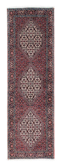 Tapis de couloir Tapis persan - Bidjar - 212 x 73 cm - rouge