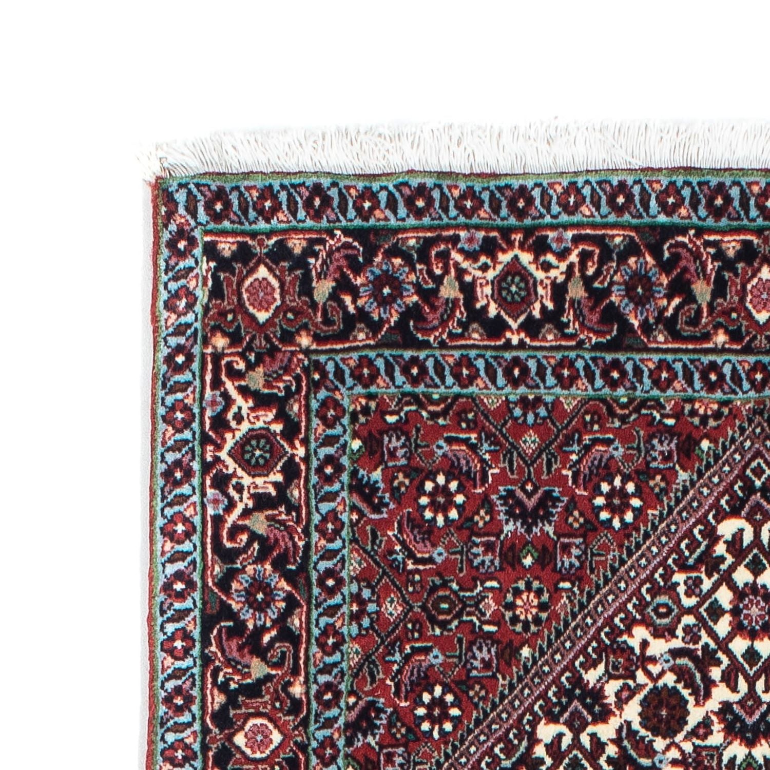 Tapis de couloir Tapis persan - Bidjar - 212 x 73 cm - rouge