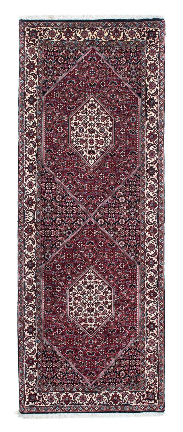 Tapis de couloir Tapis persan - Bidjar - 208 x 75 cm - bleu foncé