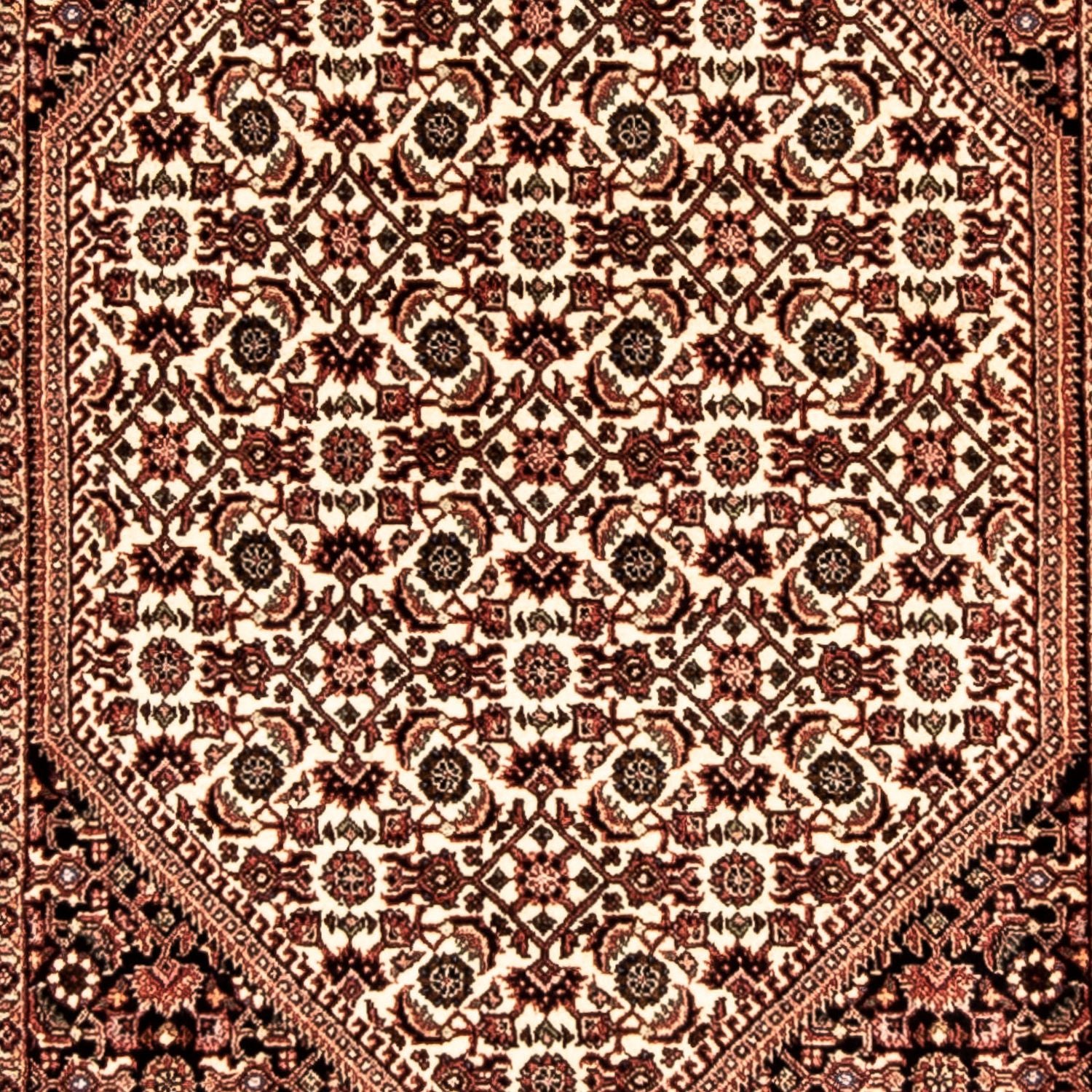 Tapis de couloir Tapis persan - Bidjar - 308 x 83 cm - multicolore