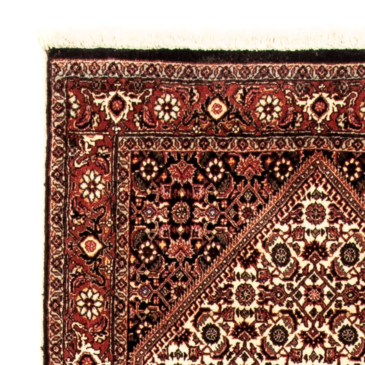 Tapis de couloir Tapis persan - Bidjar - 308 x 83 cm - multicolore