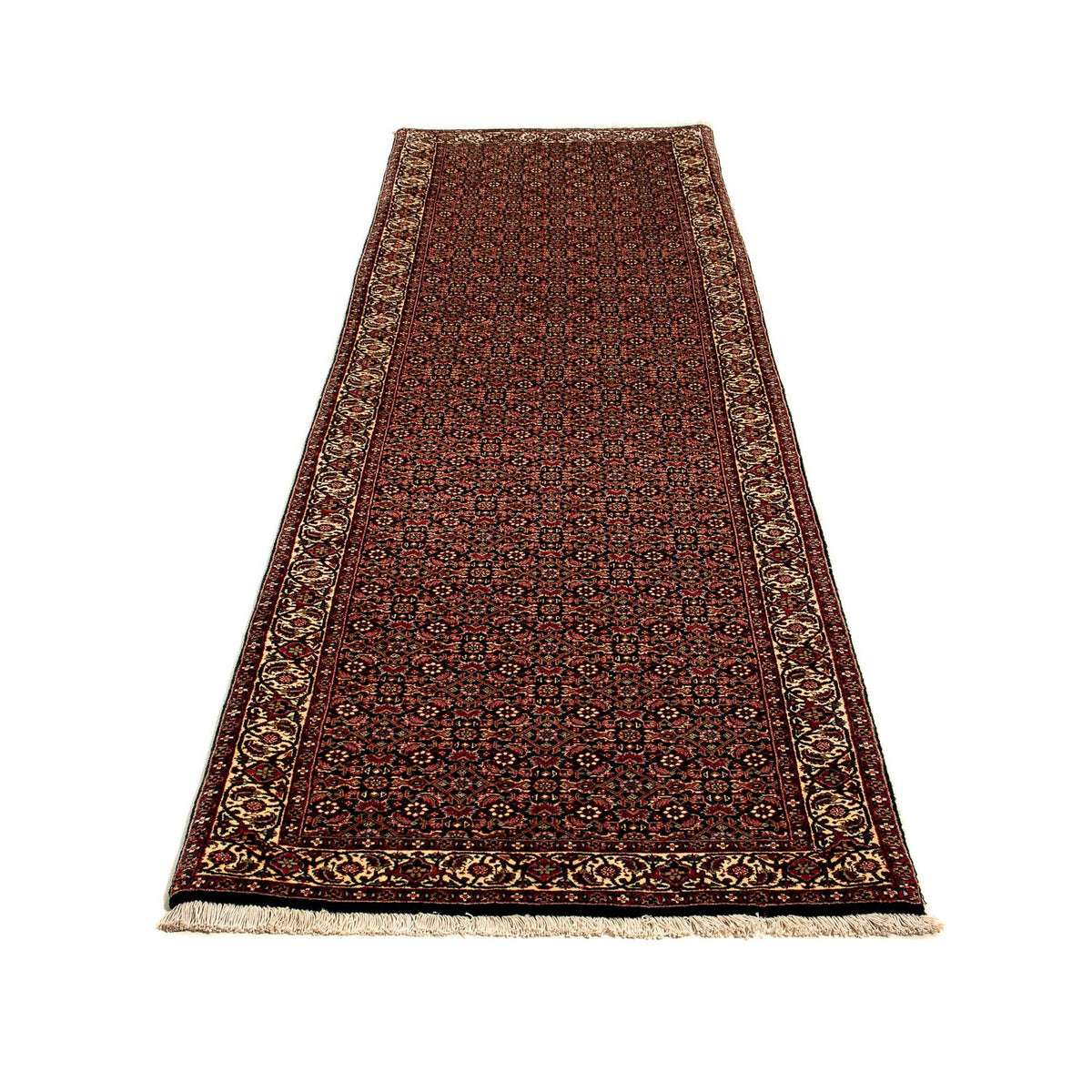 Tapis de couloir Tapis persan - Bidjar - 297 x 83 cm - multicolore