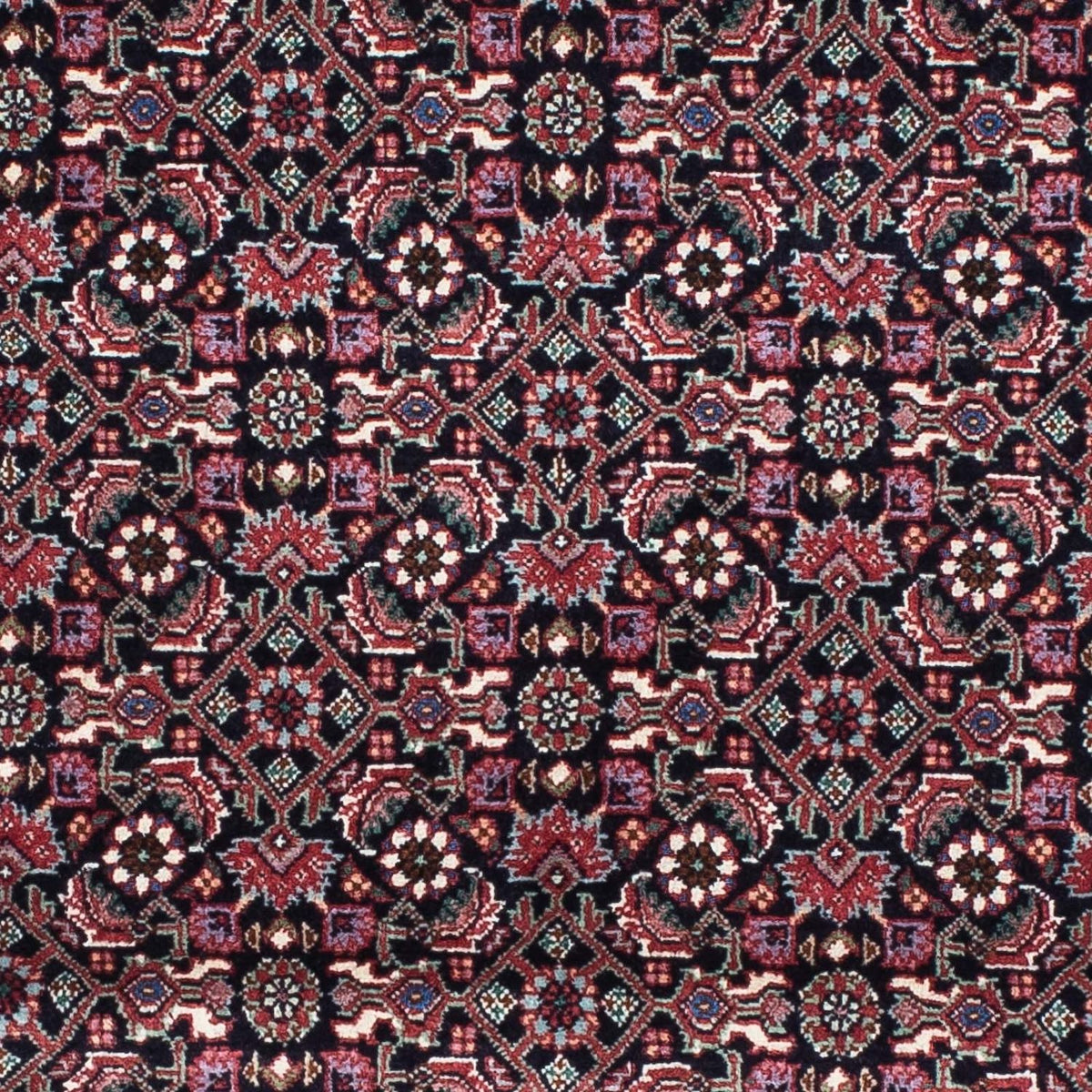 Tapis de couloir Tapis persan - Bidjar - 200 x 74 cm - bleu foncé