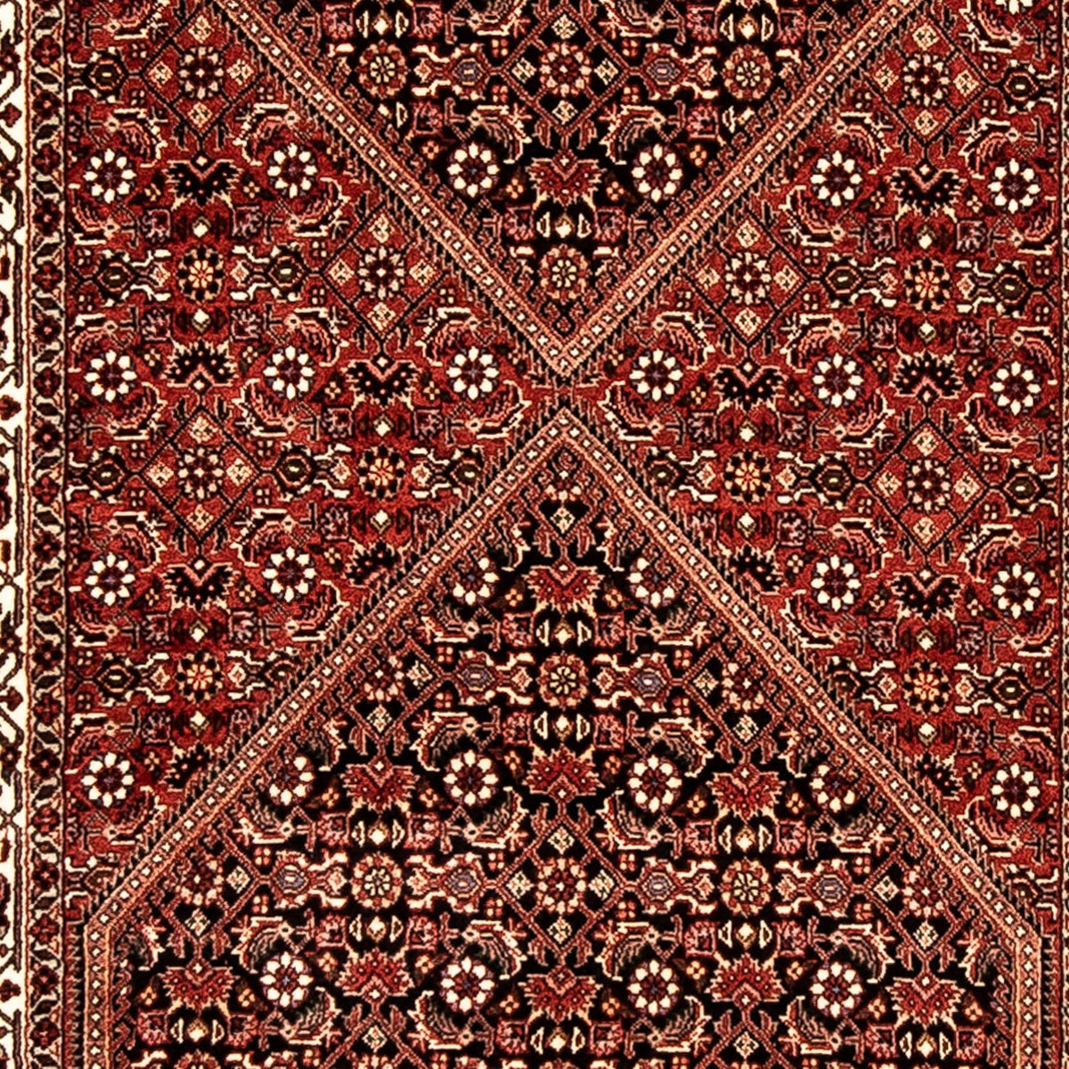Tapis de couloir Tapis persan - Bidjar - 313 x 81 cm - multicolore