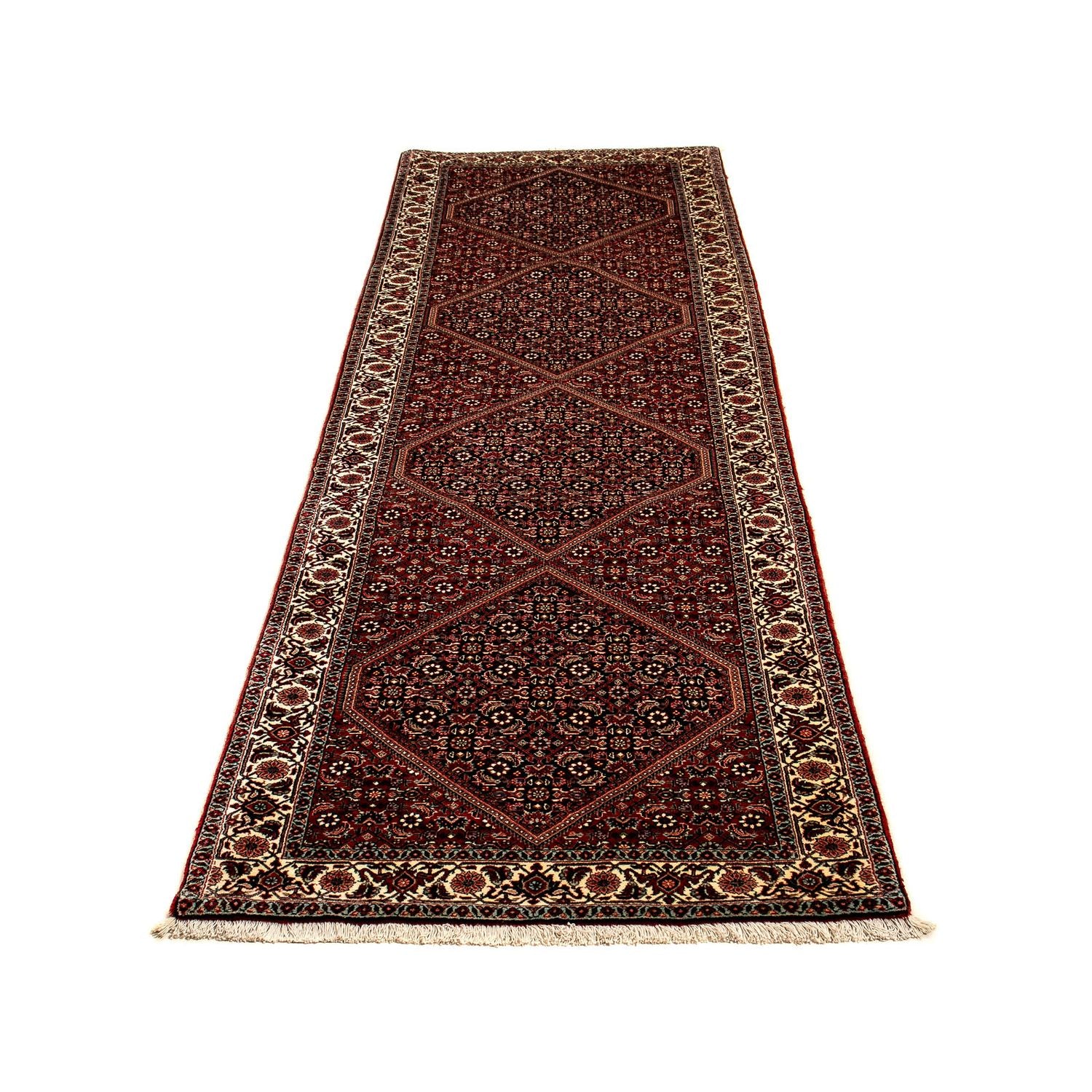 Tapis de couloir Tapis persan - Bidjar - 313 x 81 cm - multicolore